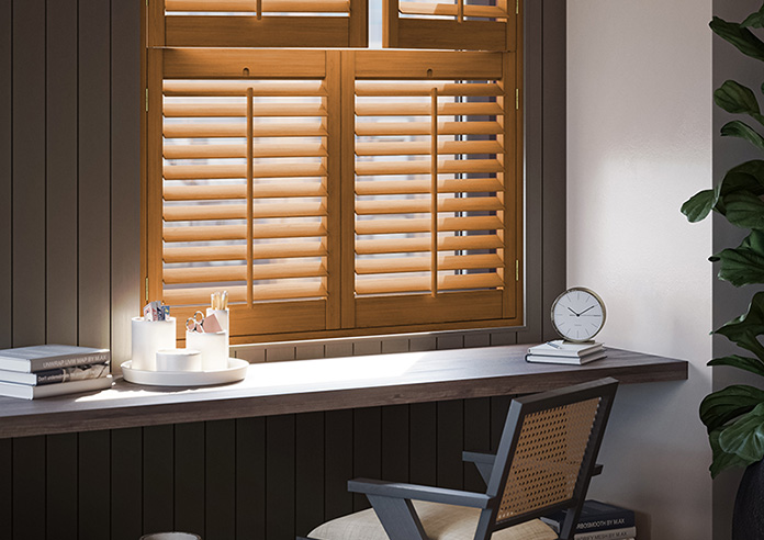Kensington, Teak - Tier on Tier Plantation Shutter - Image 5